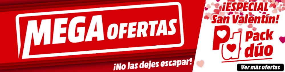 Megaofertas de San Valentín en Media Markt (2019)