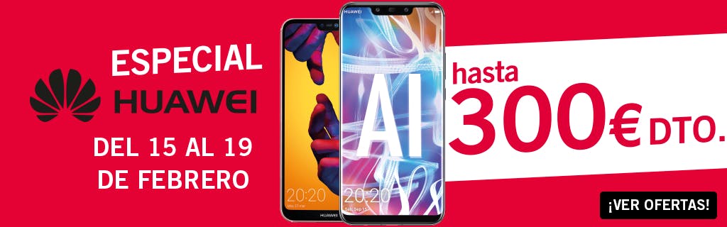 Ofertas Huawei en Phone House, febrero 2019